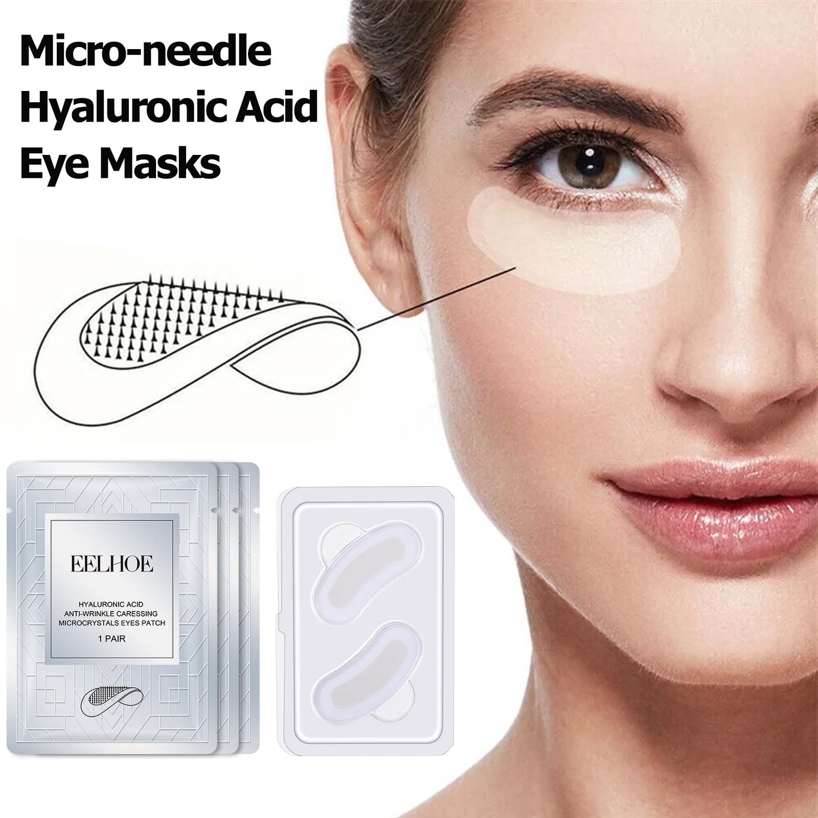 Micro-needle Eye Patch Hyaluro - Microneedle Patch Eye recension och pris