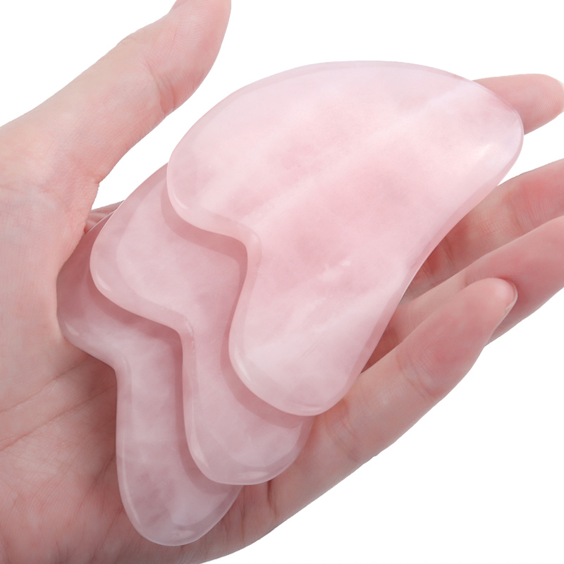 Rose Quartz Jade Guasha Massag - Spa And Wellness recension och pris