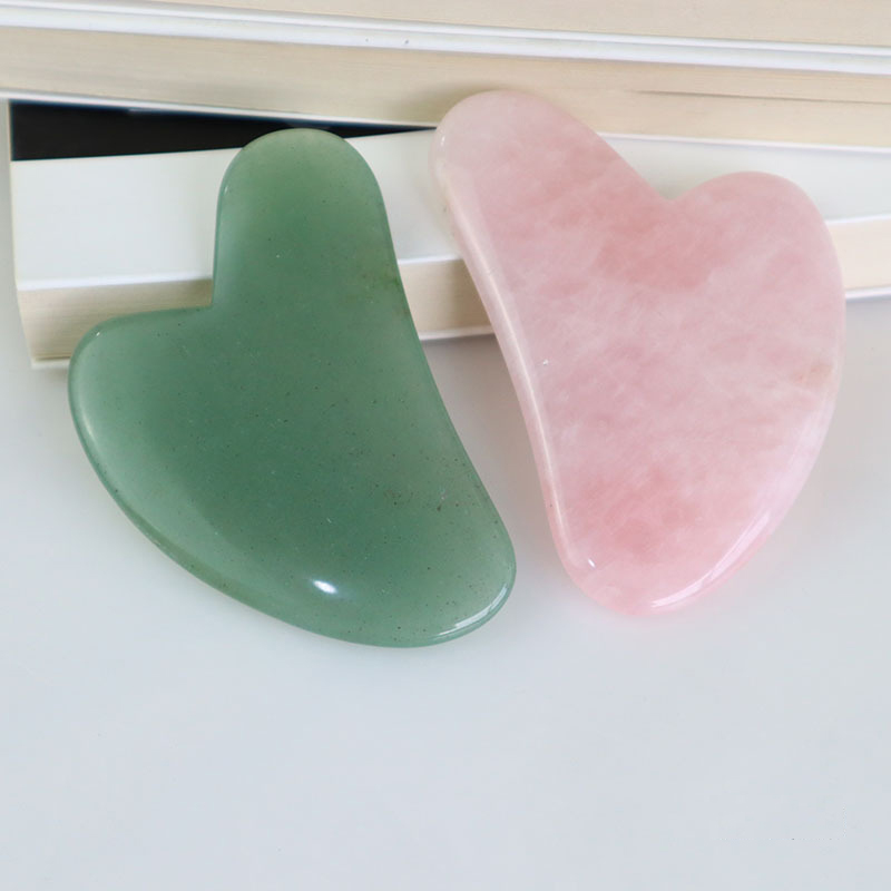 Rose Quartz Jade Guasha Massag - Spa And Wellness recension och pris
