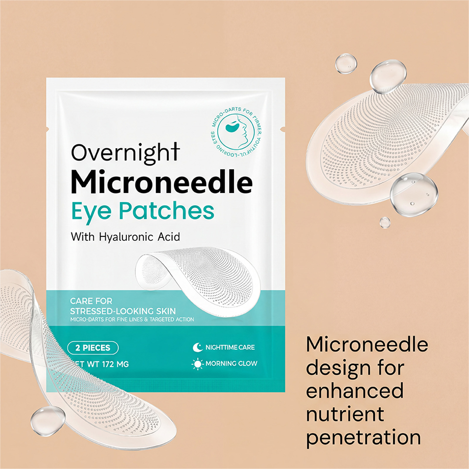 2x Vitamin E Microneedle Eye P - Microneedle Patch Eye recension och pris